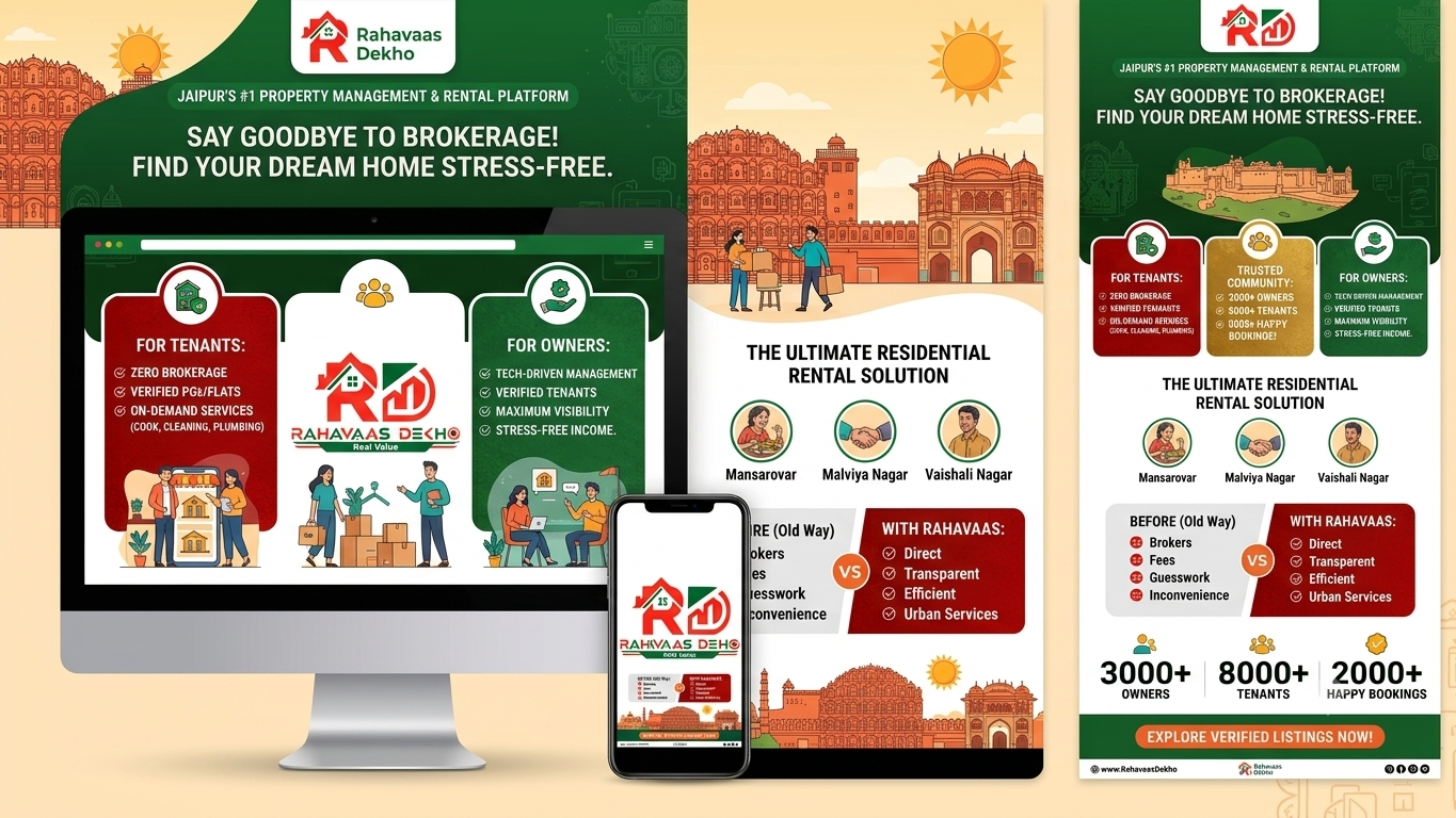Why Rahavaas Dekho is Jaipur’s Best Property Management & Rental Platform