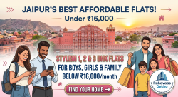 Best Affordable 1, 2 & 3 BHK Flats in Jaipur for Boys, Girls & Families Under ₹16,000